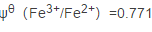 298K时，已知V，V，则反应2Fe2＋＋Sn4＋====2Fe3＋＋Sn2＋的为（) kJ·mol