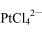 下列配合物中，哪些具有平面四边形结构？   （1) ； （2) Ni（CO)4； （3) ； （4)