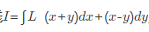 求曲线积分，其中L是从点（－1，1)到点（1，1)间的抛物线y=x2段．求曲线积分，其中L是从点(-