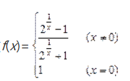 已知函数，判断f（x)在x=0处的连续性。已知函数，判断f(x)在x=0处的连续性。