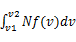 已知f（v)是气体速率分布函数。N为总分子数，n为单位体积内的分子数。试说明以下各式的物理意义。（1