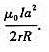 在一通有电流I的无限长直导线所在平面内,有一半径为r、电阻为R的导线环,环心距直导线为a,如题图10