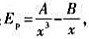 一质量为m的质点在保守力的作用下沿x轴（在x>0范围内)运动，其势能的数值为：其中A、B均为大于一质