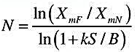 假设萃取剂S （假设不含溶质A)和稀释剂B完全不互溶，在多级错流萃取的情况下，如果平衡关系可以假设萃