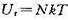 对于双原子气体分子,设基态的振动能量为零,ex≈1＋x。试证明:（1) ;（2) NkT.对于双原子