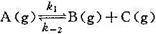 某一气相反应 ,已知在298 K时,k1=0.21s－1,k－2=5×10－9Pa－1·s－1,当温
