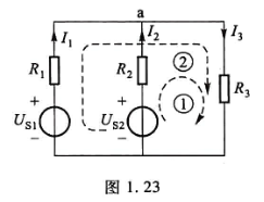 用诺顿定理求图1.23所示电路中的电流I3。