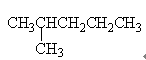 根据下列化合物的结构式，判断哪一个名称是正确的（)。A.4-甲基戊烷B.异己烷C.2-甲基己烷D.异