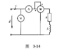 图3－14所示电路是用三表测量法来测量一只电感线圈的电感与电阻参数值。已知施加的正弦电压的频图3-1