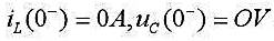 电路如题图8－14所示，已知：Us=18V，α=8，R=6Ω，L=0.9H，C=0.5F，，t=0时