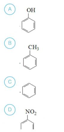 四种物质发生芳环上亲电取代反应活性最高的是（）。
