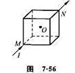 如图7－56所示,将完全相同的几根导线焊成立方体,并在其对顶角A、B上接上电源,则立方体框架中如图7