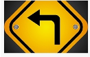 图中所示路口内白色虚线区为___。A：左转弯导向B：右转弯待转区C：右转弯导向D：左转弯待转区图中所