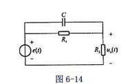 求图6－14电路的电压传输函数。如果要求响应中不出现强迫响应分量，激励函数应有怎样的模式？求图6-1