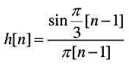 已知一个离散时间理想低通滤波器的单位脉冲响应是为 ，求连续时间信号x（t)= cos50πt经采样率