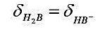 二元弱酸H2B，已知pH=1.92时，pH=6.22时，。a.计算H2B的Ka1和Ka2;b.若用0