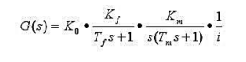 设单位反馈系统的开环传递函数，输入信号为r（t)=（a＋bt)•1（t)，其中K0，Km，Kf，i，