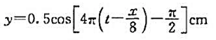 某平面简谐波在t=0.25s时波形如附图所示，则该波的波函数为（)。（A)（B)（C)（D)某平面简