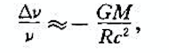 引力红移和恒星质量的测定（1)频率为ν的一个光子具有惯性质量,此质量由光子的能量确定.在此假定引力红