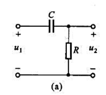 题图10-32所示电路中，已知求（1)w=105rad/s时的电压U2。（2)w=1010rad/s