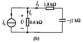 题图11-3所示电路中，已知试求电流源发出的平均功率和电阻吸收的平均功率。题图11-3所示电路中，已