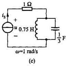 电路如题图12-19所示。已知求u（t)和电源发出的平均功率。电路如题图12-19所示。已知求u(t