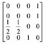 若有两个串接的离散信道，它们的信道矩阵都是 并设第一个信道的输入符号X∈{a1,a2,a3,a4}是