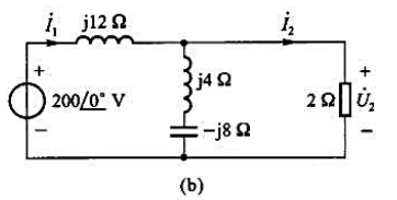 电路如题图13-14所示。已知耦合因数k=0.5，求输出电压。电路如题图13-14所示。已知耦合因数