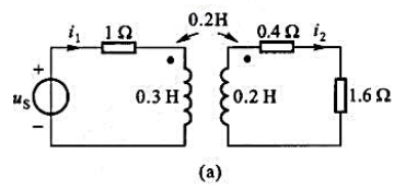《电路分析》（第2版)教材中图13-16所示电路重画为题图13-15所示电路，试将电路中的耦合电感用