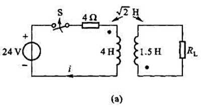 题图13-22所示电路原已稳定，t=0合上开关。若（1)RL→∞;（2)RL=0Ω;（3)RL=1Ω
