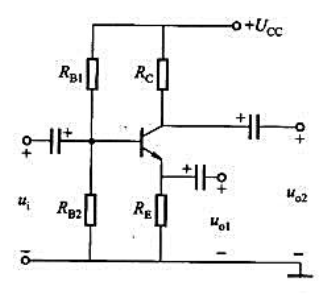 已知电路如图8-1-7（a)所示，RB1=20kΩ，RB2=10kΩ，RC=1kΩ，RE=1KΩ，β