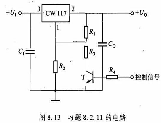 图8.13（教材图8.09)所示电路能根据不同的控制信号输出不同的直流电压。设U1=12 V,R1=