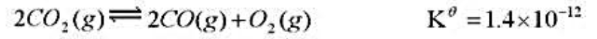 （1)在1120°C下用H2还原Fe0（s)，平衡时混合气体中H2的摩尔分数为0.54。求Fe0（s