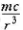 质量为m的质点在有心斥力场 中运动,式中r为质点到力心O的距离,c为常数，当质点离0很远时,质点质量