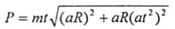 一质量为m的质点沿半径R的圆周运动，其法向加速度an= at^2，式中a为常量，则作用在质点上的合外