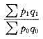下列指数公式中哪个是帕氏价格指数公式（)。A.B.C.D.