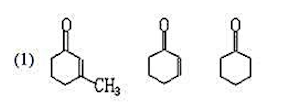 按紫外吸收波长长短的顺序，排列下列各组化合物。（2)CH3-CH=CH-CH=CH2CH=CH-CH