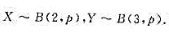 设随机变量。若，则P{Y≥1)=（)。A.8/27B.4/9C