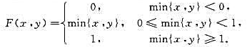 设二维随机变量（X,Y)的分布函数为（1)求X与Y的边缘分布函数（2)求Z=F（X,Y)的密度函数设