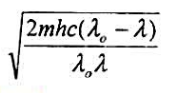 某金属产生光电效应的红限波长为λ0，令以波长为λ的单色光照射该金属，金属释放出的电予的动量大某金属产