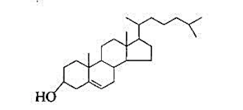 胆甾醇的结构如下,标出该结构式所有手性碳原子（用*标记)。胆甾醇的结构如下,标出该结构式所有手性碳原