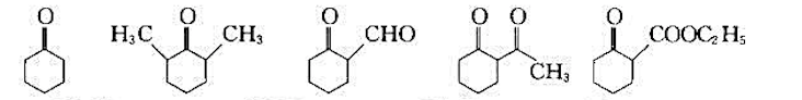 按要求排序。（1) 按酸性大小排列下列化合物顺序:（2) 按碱性水解反应速率排列下列化合物顺序:（3