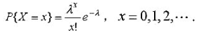 设总体x服从泊松分布，其分布律为。试求未知参数λ（λ＞ 0)的矩估计。设总体x服从泊松分布，其分布律