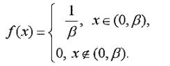 设总体X服从均匀分布，其密度的数为。已知X的一个样本值1.3，0.6，1.7，2.2，0.3，1.1