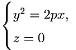 求下列旋转曲面的方程:（1)直线绕直线x=y=z旋转（2)直线绕z轴旋转（3)抛物线绕它的准线旋转（