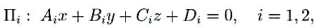 求到两个给定平面 的距离为定比k的点的轨迹方程.求到两个给定平面的距离为定比k的点的轨迹方程.请帮忙