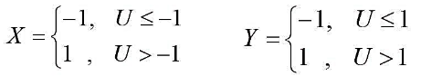 设随机变量U在区间[-2，2]上服从均匀分布，且求X和Y的联合概率分布.设随机变量U在区间[-2，2