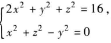 分别求母线平行于x轴及y轴而且通过曲线 的柱面方程.分别求母线平行于x轴及y轴而且通过曲线 的柱面方