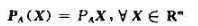 设A是实数域上mXn列满秩矩阵,m＞n,A的列空间记作U.记PA=A（A'A)-1A'。,令证明设A