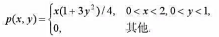 设随机变量（X，Y)的联合密度函数为试求E（Y/X).设随机变量(X，Y)的联合密度函数为试求E(Y